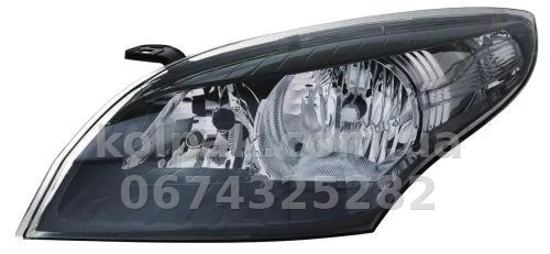 Передня ліва фара Renault Megane 3 2011-2014, електричне регулювання, із коректором, без ламп, чорна (H7/H7/PY21W/W5W) Depo 5511178LMLEMN2 Передня ліва фара Renault Megane 3 2011-2014, електричне регулювання, із коректором, без ламп, чорна (H7/H7/PY21W/W5W) Depo 5511178LMLEMN2 — фото 1