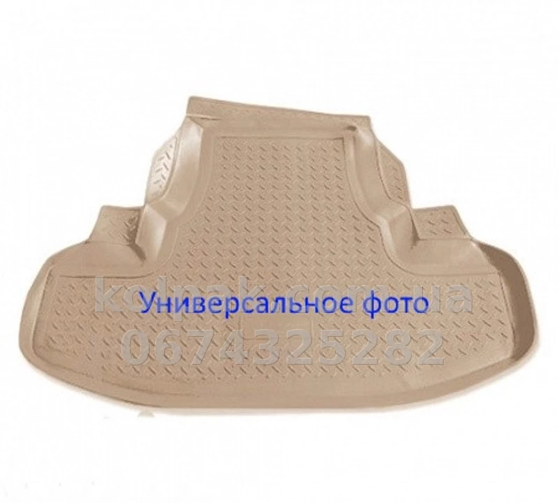 Polyurethane boot mat for Mazda CX-5 2011-, beige, Norplast NPA00-T55-060B Polyurethane boot mat for Mazda CX-5 2011-, beige, Norplast NPA00-T55-060B β photo 1