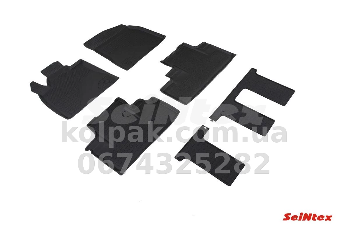 Floor mats for Lexus RX 2018-, long, Rubber, 5 pcs, Seintex, 91709 Floor mats for Lexus RX 2018-, long, Rubber, 5 pcs, Seintex, 91709 β photo 1