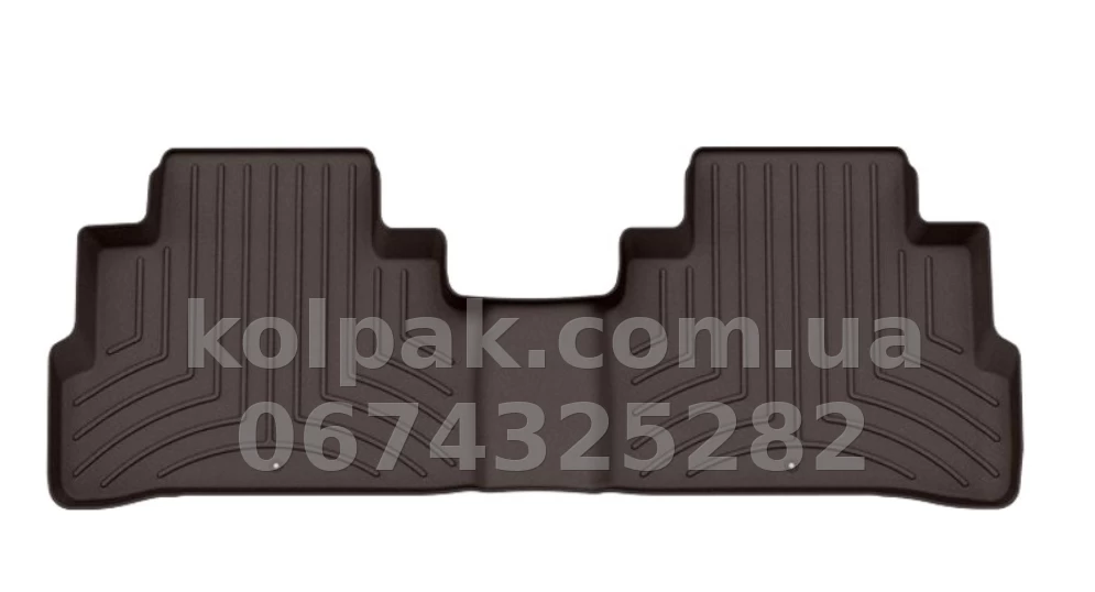 Килимки в салон Mercedes-Benz GLE Class 2012-2018 другий ряд, коричневі Weathertech 474012IM Килимки в салон Mercedes-Benz GLE Class 2012-2018 другий ряд, коричневі Weathertech 474012IM — фото 1