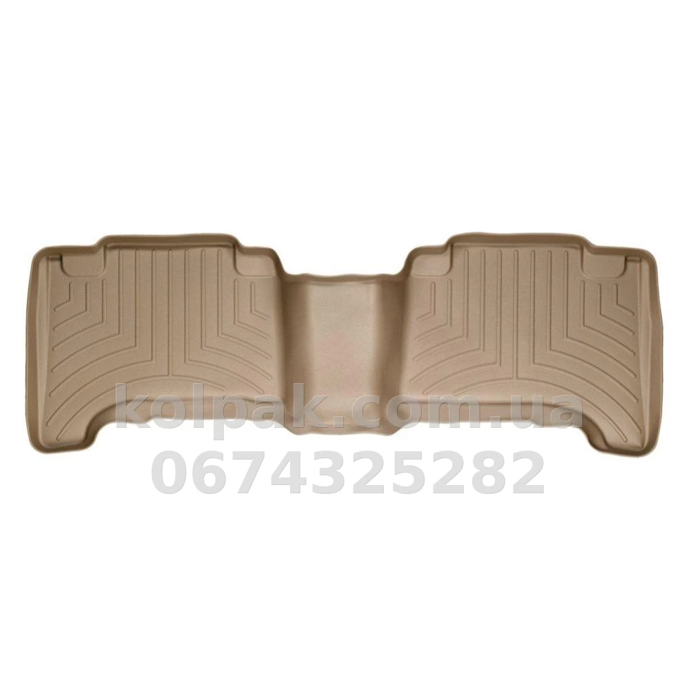 Floor mats for Toyota Land Cruiser Prado 120/Lexus GX470 2003-2008, with raised edges, rear, beige, Weathertech 450702 Floor mats for Toyota Land Cruiser Prado 120/Lexus GX470 2003-2008, with raised edges, rear, beige, Weathertech 450702 β photo 1
