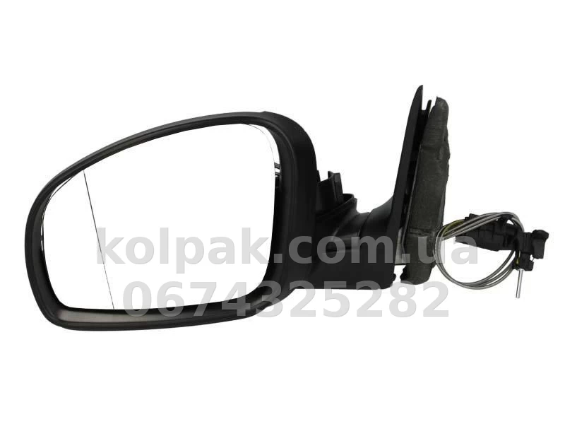 Lewe lusterko zewnętrzne Skoda Fabia 2006-2014, zespół, regulacja ręczna, zagruntowane, asferyczne, AVTM, 5J1857507D, 186137559 Lewe lusterko zewnętrzne Skoda Fabia 2006-2014, zespół, regulacja ręczna, zagruntowane, asferyczne, AVTM, 5J1857507D, 186137559 — zdjęcie 1