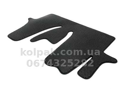 Килимки в салон Volkswagen T5 Transporter/T6 Transporter2004-, EVA, чорні, 1+2 шт., AVTM BLCEV1692 — фото 4