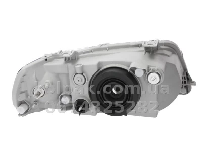 Передня ліва фара Chevrolet Aveo 2005-2006, H4, електричне регулювання, сіра рамка, Depo, 222-1112L-LDEM2 Передня ліва фара Chevrolet Aveo 2005-2006, H4, електричне регулювання, сіра рамка, Depo, 222-1112L-LDEM2 — фото 2