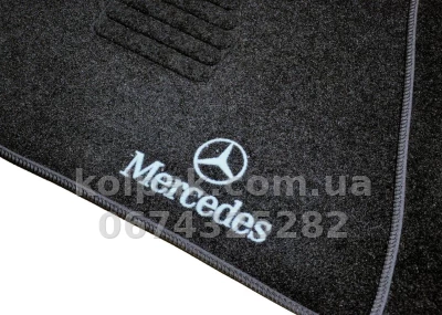 Ворсові килимки в салон Mercedes-Benz E-Class W124 1984-1997, чорні, 5 шт., AVTM BLCCR1339 Ворсові килимки в салон Mercedes-Benz E-Class W124 1984-1997, чорні, 5 шт., AVTM BLCCR1339 — фото 9