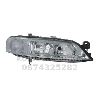 Front right headlight Opel Vectra B 1999-2003, H7/H7, electric adjustment, type Valeo, Depo, 442-1121R-LD-EM — photo 2