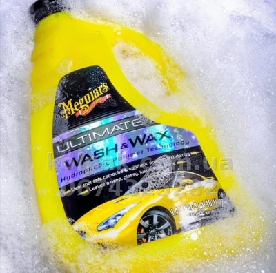 Автошампунь із воском Meguiars Ultimate Wash & Wax, 1,42 л, Meguiars G17748 Автошампунь із воском Meguiars Ultimate Wash & Wax, 1,42 л, Meguiars G17748 — фото 8