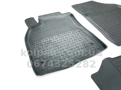 Floor mats for Renault Megane 3 2008-, Rubber, 5 pcs, Seintex, 83252 — photo 3