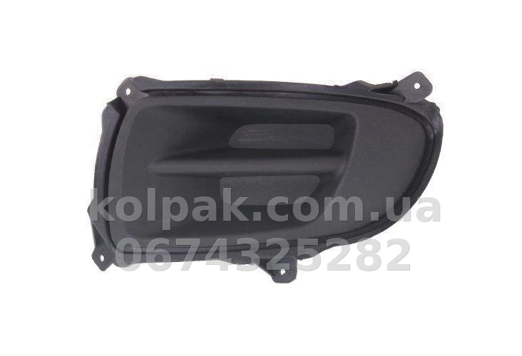 Ліва решітка бампера Kia Cerato SD 2006-2009, без отвору для протитуманної фари, AVTM, 865632F500, 4001 911 Ліва решітка бампера Kia Cerato SD 2006-2009, без отвору для протитуманної фари, AVTM, 865632F500, 4001 911 — фото 1