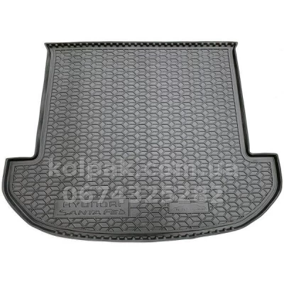 Поліуретановий килимок у багажник Hyundai Santa Fe 2021-, 7 місць, Avto-Gumm 111995
