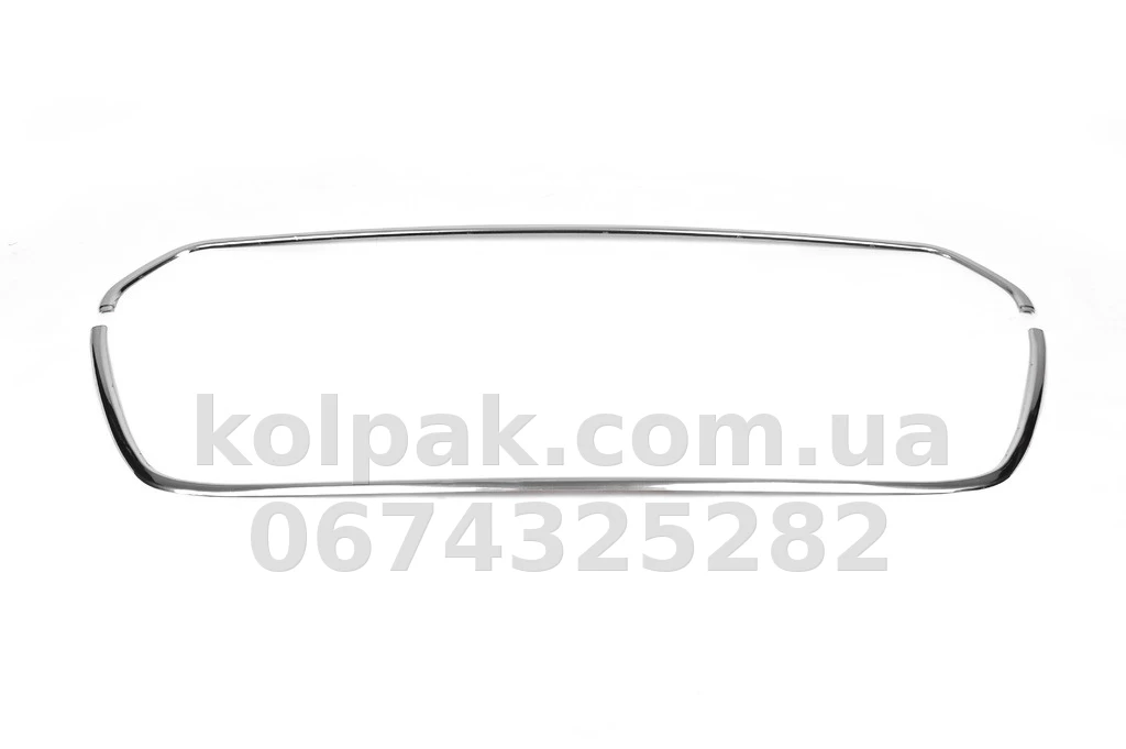 Chrome radiator grille trims (2 pcs) Ford Transit 2014-, Carmos, 6455696 Chrome radiator grille trims (2 pcs) Ford Transit 2014-, Carmos, 6455696 β photo 1