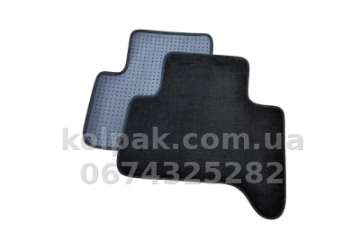 Ворсові килимки в салон Toyota Land Cruiser Prado 120 2003-2009, Premium, чорні, AVTM BLCLX1636 — фото 8