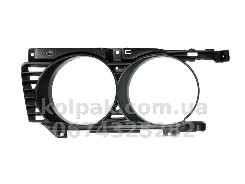 Bumper grille BMW 5-Series E34 1994-1997, right frame, AVTM, 51138148312, 0057 9912 Bumper grille BMW 5-Series E34 1994-1997, right frame, AVTM, 51138148312, 0057 9912 β photo 1