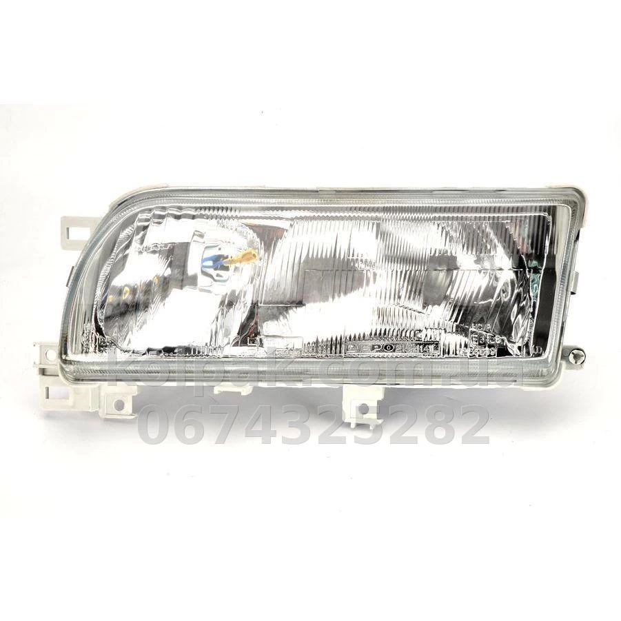 Передня ліва фара Nissan Primera P10 1990-1995, H4/H3, електричне регулювання, Depo, 215-1141L-LD-EM Передня ліва фара Nissan Primera P10 1990-1995, H4/H3, електричне регулювання, Depo, 215-1141L-LD-EM — фото 1