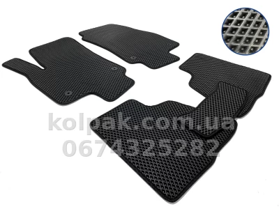 Килимки в салон Opel Astra H НВ 2004-2015, EVA, чорні, 5шт, AVTM BLCEV1440 Килимки в салон Opel Astra H НВ 2004-2015, EVA, чорні, 5шт, AVTM BLCEV1440