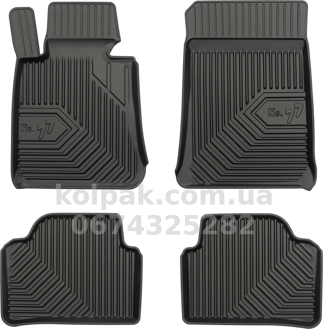 Floor mats for BMW 3-Series E90/E91 2005-2011, with raised edges, Frogum, FG 77408678 Floor mats for BMW 3-Series E90/E91 2005-2011, with raised edges, Frogum, FG 77408678 β photo 1