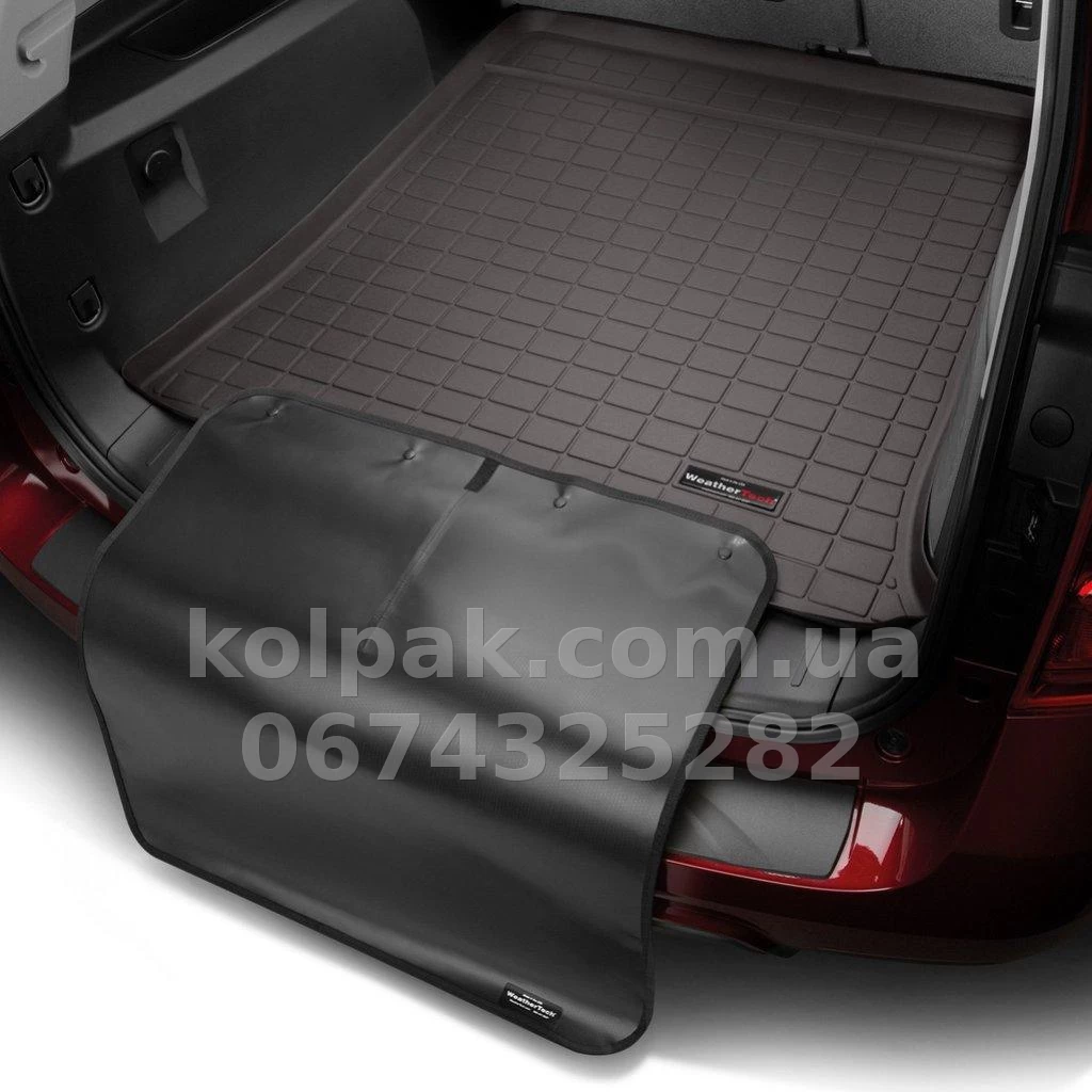 Boot mat for Toyota Land Cruiser 200/Lexus LX570 2007-, 7 seats, with cover, cocoa, WeatherTech 43356SK Boot mat for Toyota Land Cruiser 200/Lexus LX570 2007-, 7 seats, with cover, cocoa, WeatherTech 43356SK β photo 1