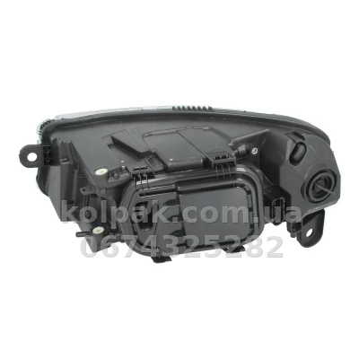Front right headlight Audi A6 2005-2011, H7, electric adjustment, with amber turn indicator, Depo, 446-1111R-LD-EM — photo 2