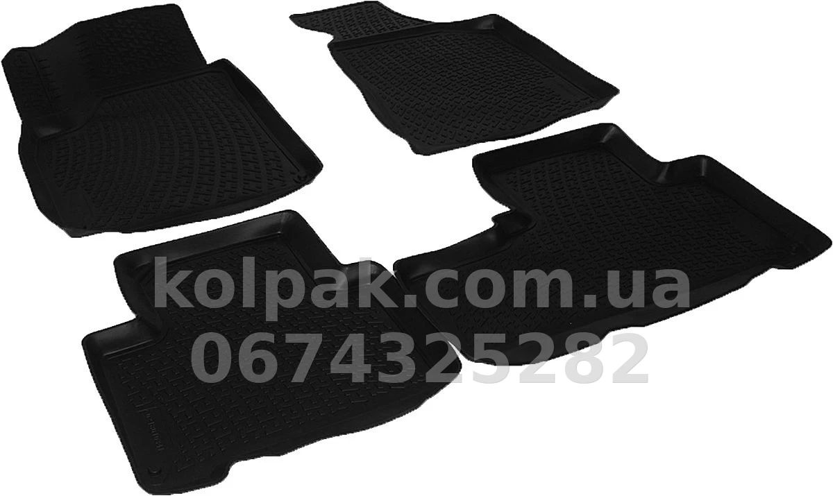 Polyurethane floor mats for SsangYong Actyon 2011-, L.Locker, 218010301 Polyurethane floor mats for SsangYong Actyon 2011-, L.Locker, 218010301 β photo 1