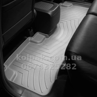 Floor mats for Honda CR-V 2007-, with raised edges, grey, rear, Weathertech 460982 Floor mats for Honda CR-V 2007-, with raised edges, grey, rear, Weathertech 460982 β photo 2