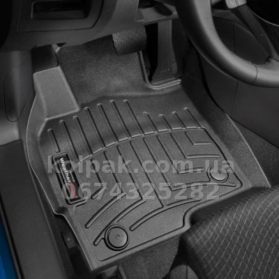 Килимки в салон Mazda CX-5 2012-, з бортиком, передні, чорні, Weathertech 444191 — фото 2