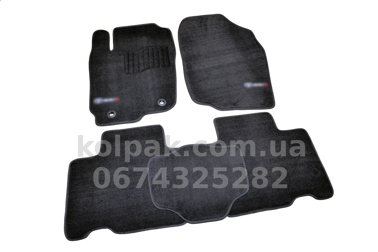 Ворсові килимки в салон Toyota Rav4 2013-, Premium, чорні, AVTM BLCLX1644 Ворсові килимки в салон Toyota Rav4 2013-, Premium, чорні, AVTM BLCLX1644 — фото 1