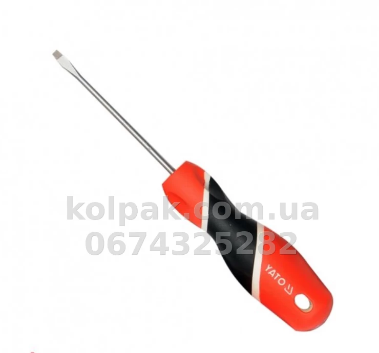 Slotted screwdriver SL3x75 mm Yato YT-25901 Slotted screwdriver SL3x75 mm Yato YT-25901 β photo 1