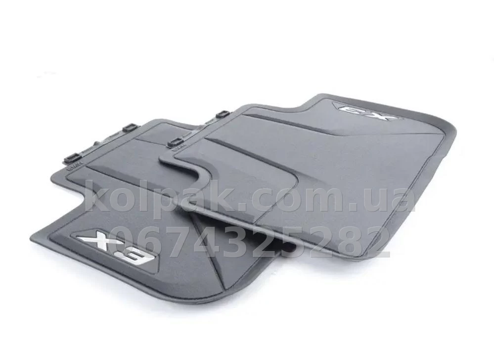 Original floor mats for BMW X3 G01 2017-, rear, 2 pcs, 51472450512 Original floor mats for BMW X3 G01 2017-, rear, 2 pcs, 51472450512 β photo 1