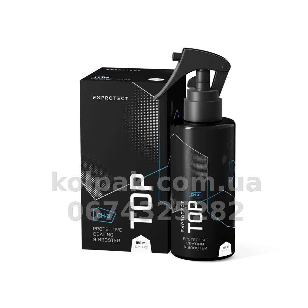 Керамічне покриття FX Protect для авто Top Coating CH-3 150 мл FX Protect FXGFCNT05 Керамічне покриття FX Protect для авто Top Coating CH-3 150 мл FX Protect FXGFCNT05 — фото 1