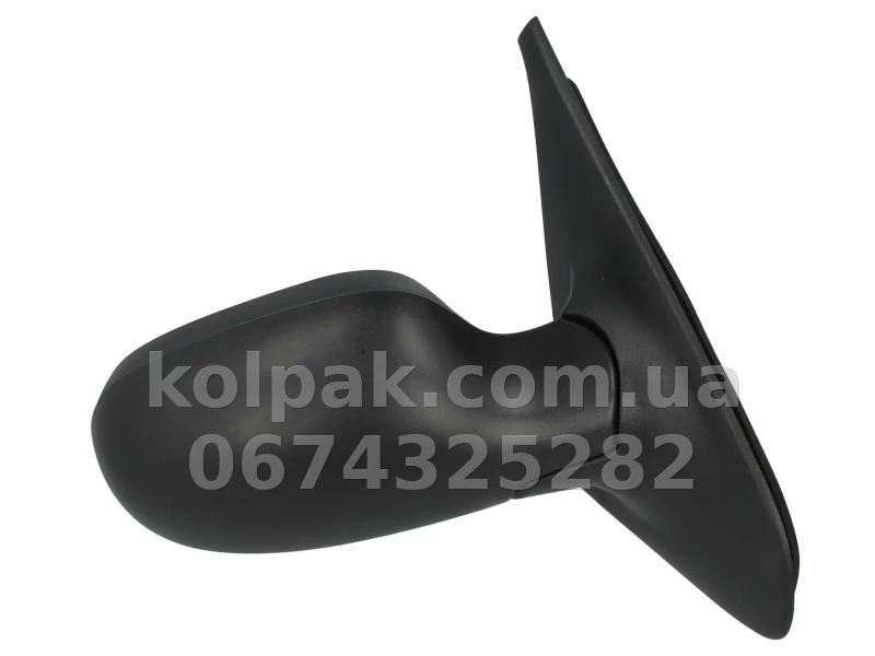 Праве бічне дзеркало Renault Clio 2001-2003, у зборі, електричне регулювання, із підігрівом, опукле, AVTM, 7700435864, 186126173 Праве бічне дзеркало Renault Clio 2001-2003, у зборі, електричне регулювання, із підігрівом, опукле, AVTM, 7700435864, 186126173 — фото 1