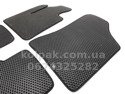 Килимки в салон Hyundai Santa Fe 2006-2010, EVA, чорні, 5 шт., AVTM BLCEV1235 Килимки в салон Hyundai Santa Fe 2006-2010, EVA, чорні, 5 шт., AVTM BLCEV1235 — фото 6