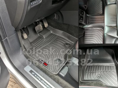 Всепогодні килимки в салон Ford Explorer 2010–2019 HAVOC™ Maximum Coverage — фото 7