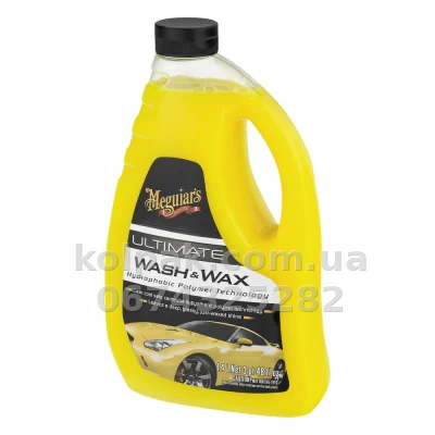 Автошампунь із воском Meguiars Ultimate Wash & Wax, 1,42 л, Meguiars G17748 Автошампунь із воском Meguiars Ultimate Wash & Wax, 1,42 л, Meguiars G17748 — фото 2