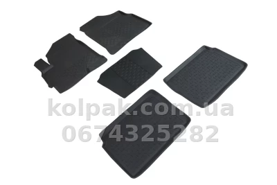 Floor mats for Chery Tiggo 5 2012-, Rubber, 5 pcs, Seintex, 86349 Floor mats for Chery Tiggo 5 2012-, Rubber, 5 pcs, Seintex, 86349 β photo 3