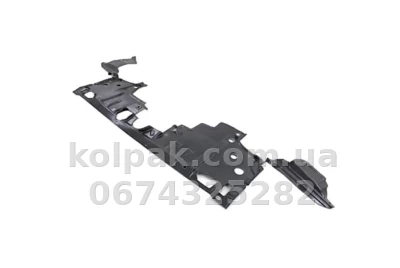Захист переднього бампера Honda Accord 2013-2015, пластик, AVTM, 74111T2AA00, 183029220