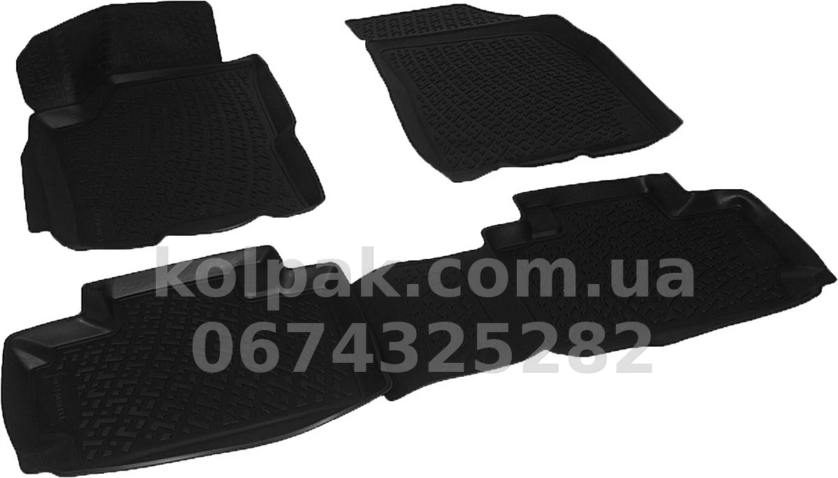 Polyurethane floor mats for Chery Bonus A13 2011-, L.Locker, 214020101 Polyurethane floor mats for Chery Bonus A13 2011-, L.Locker, 214020101 β photo 1