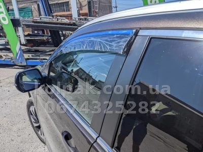 Дефлектори вікон Honda CRV 2012–2017 HAVOC — з хромованою смугою Дефлектори вікон Honda CRV 2012–2017 HAVOC — з хромованою смугою — фото 11