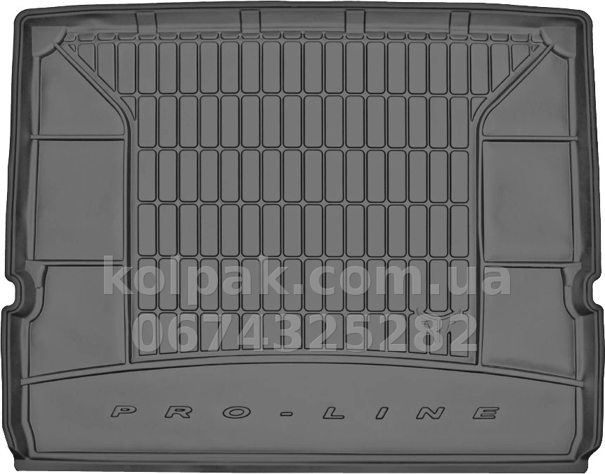 Килимок у багажник Ford S-Max 2006-2015, 7 місць, без дворівневої підлоги, складений 3й ряд, Pro-Line, Frogum FG TM403215 Килимок у багажник Ford S-Max 2006-2015, 7 місць, без дворівневої підлоги, складений 3й ряд, Pro-Line, Frogum FG TM403215 — фото 1