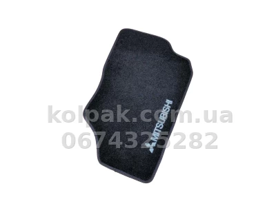 Ворсові килимки в салон Mitsubishi Outlander 2001-2006, чорні, 5 шт., AVTM BLCCR1394 Ворсові килимки в салон Mitsubishi Outlander 2001-2006, чорні, 5 шт., AVTM BLCCR1394 — фото 3