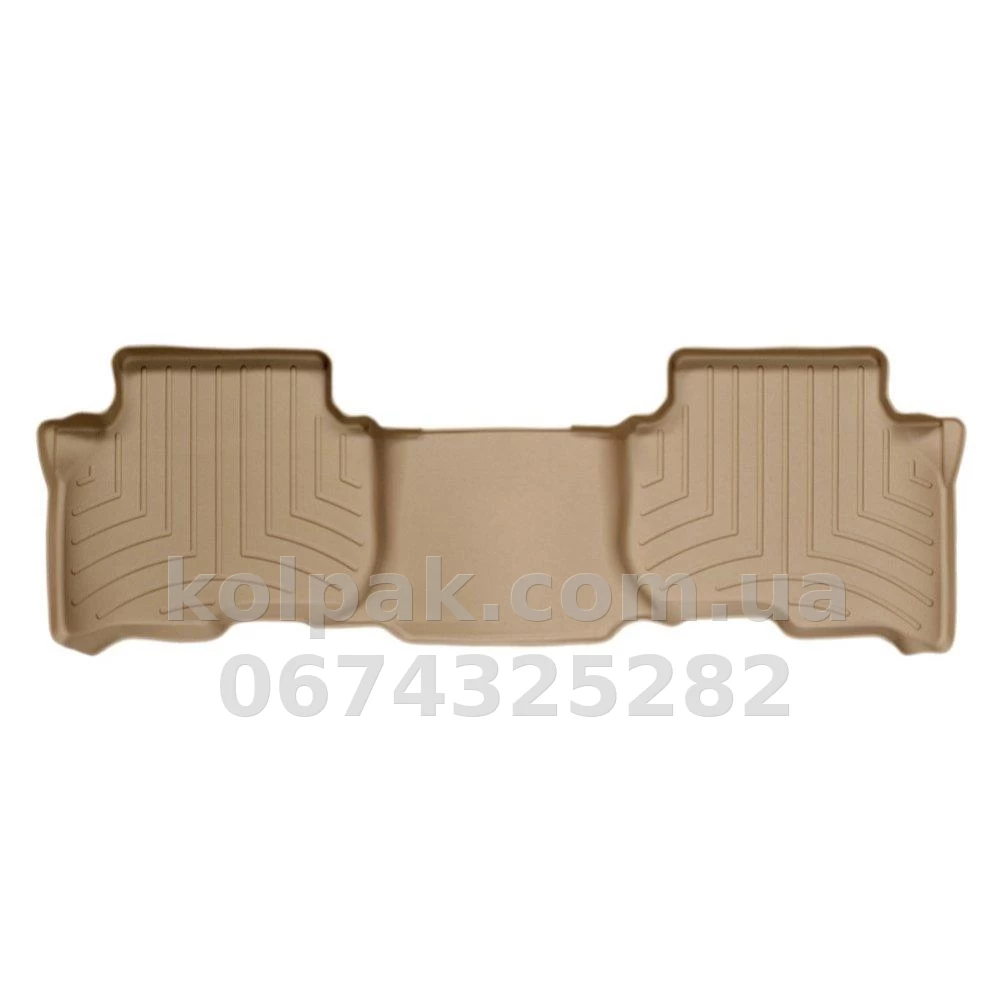 Floor mats for Land Rover Discovery 2005-2012, with raised edges, rear, beige, Weathertech 450462 Floor mats for Land Rover Discovery 2005-2012, with raised edges, rear, beige, Weathertech 450462 β photo 1