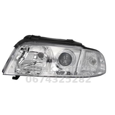 Передня ліва фара Audi A4 1999-2001, H7/H7, електричне регулювання, Depo, 441-1137L-ND-EM