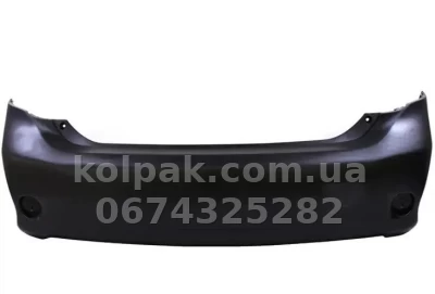 Задній бампер Toyota Corolla 2006-2009, з отвором для катафотів, AVTM, 5506008116952P, 187015951