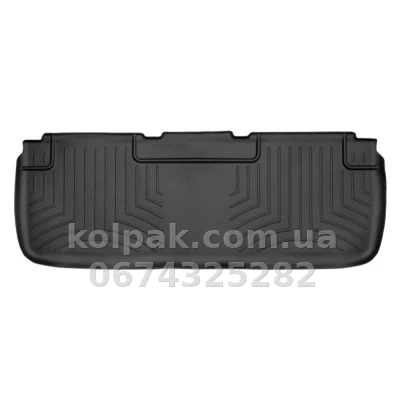 Килимки в салон Tesla Model S 2012-, з бортиком, задні, чорні, Weathertech 444582 Килимки в салон Tesla Model S 2012-, з бортиком, задні, чорні, Weathertech 444582