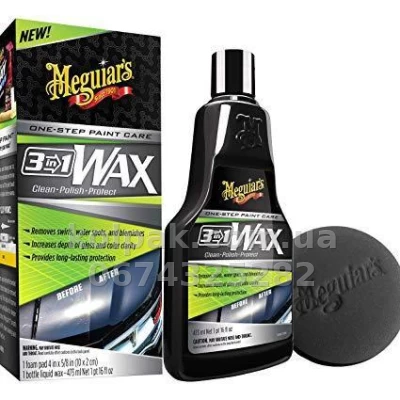 Wax 3 in 1 Meguiars Wax 3 in 1 473 ml Meguiars G191016 — photo 2