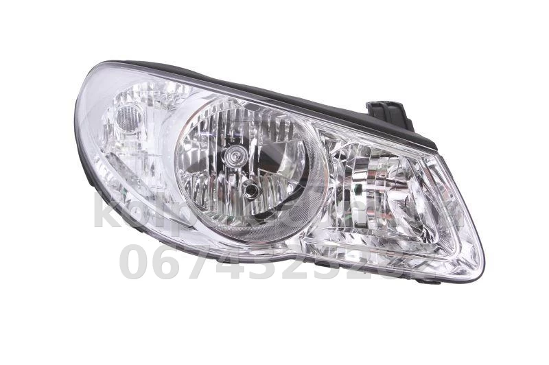 Передня ліва фара Hyundai Elantra 2006-2010, електричне/механічне регулювання, Depo, 221-1143L-LDEM Передня ліва фара Hyundai Elantra 2006-2010, електричне/механічне регулювання, Depo, 221-1143L-LDEM — фото 1
