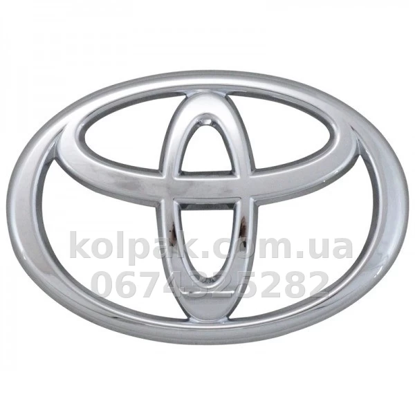 Radiator grille badge Toyota Prado 120 2002-2009, 7531160150 Radiator grille badge Toyota Prado 120 2002-2009, 7531160150 β photo 1