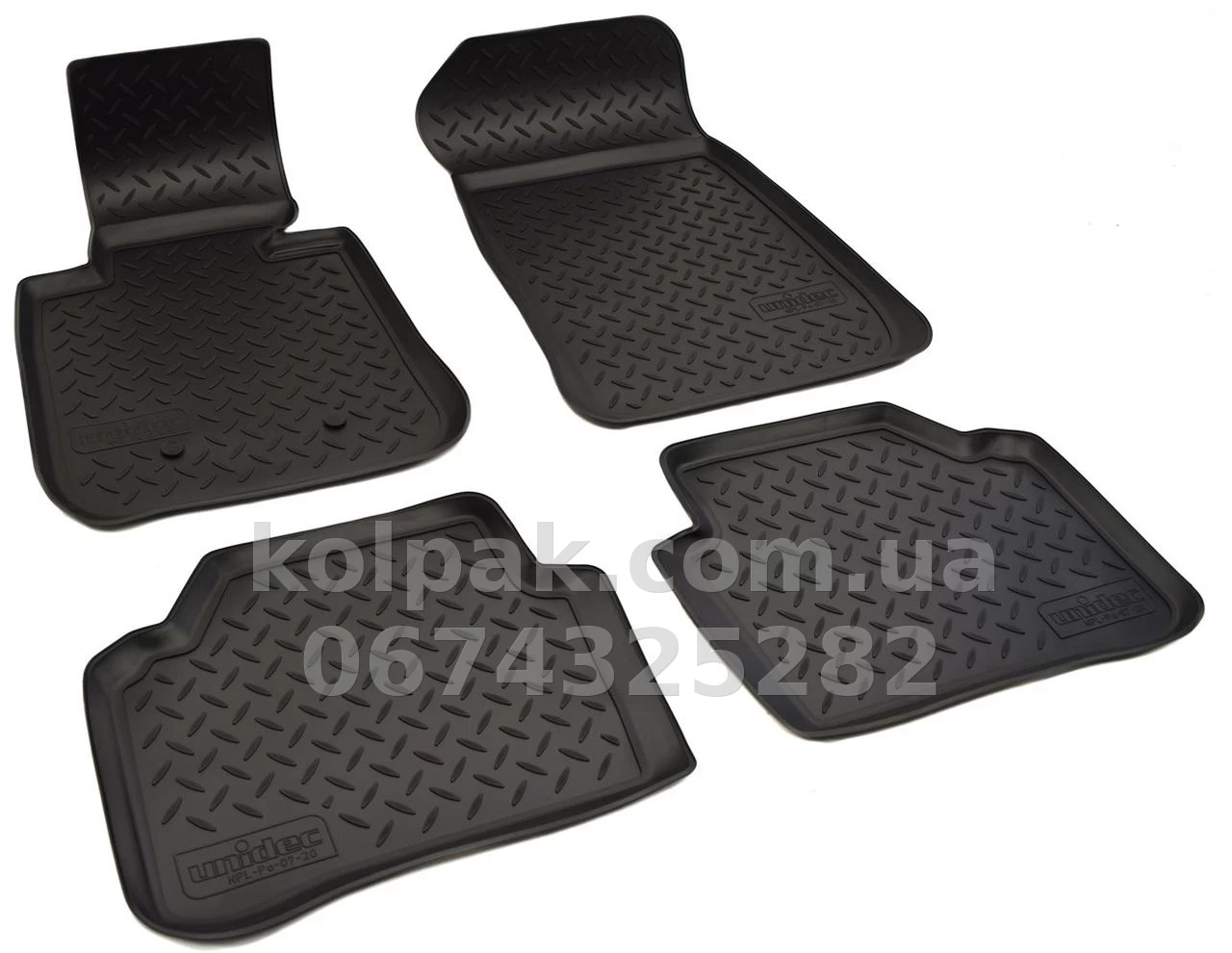 Polyurethane floor mats for BMW 3-series E90 2010-2012, Norplast, NPL-Po-07-20 Polyurethane floor mats for BMW 3-series E90 2010-2012, Norplast, NPL-Po-07-20 β photo 1