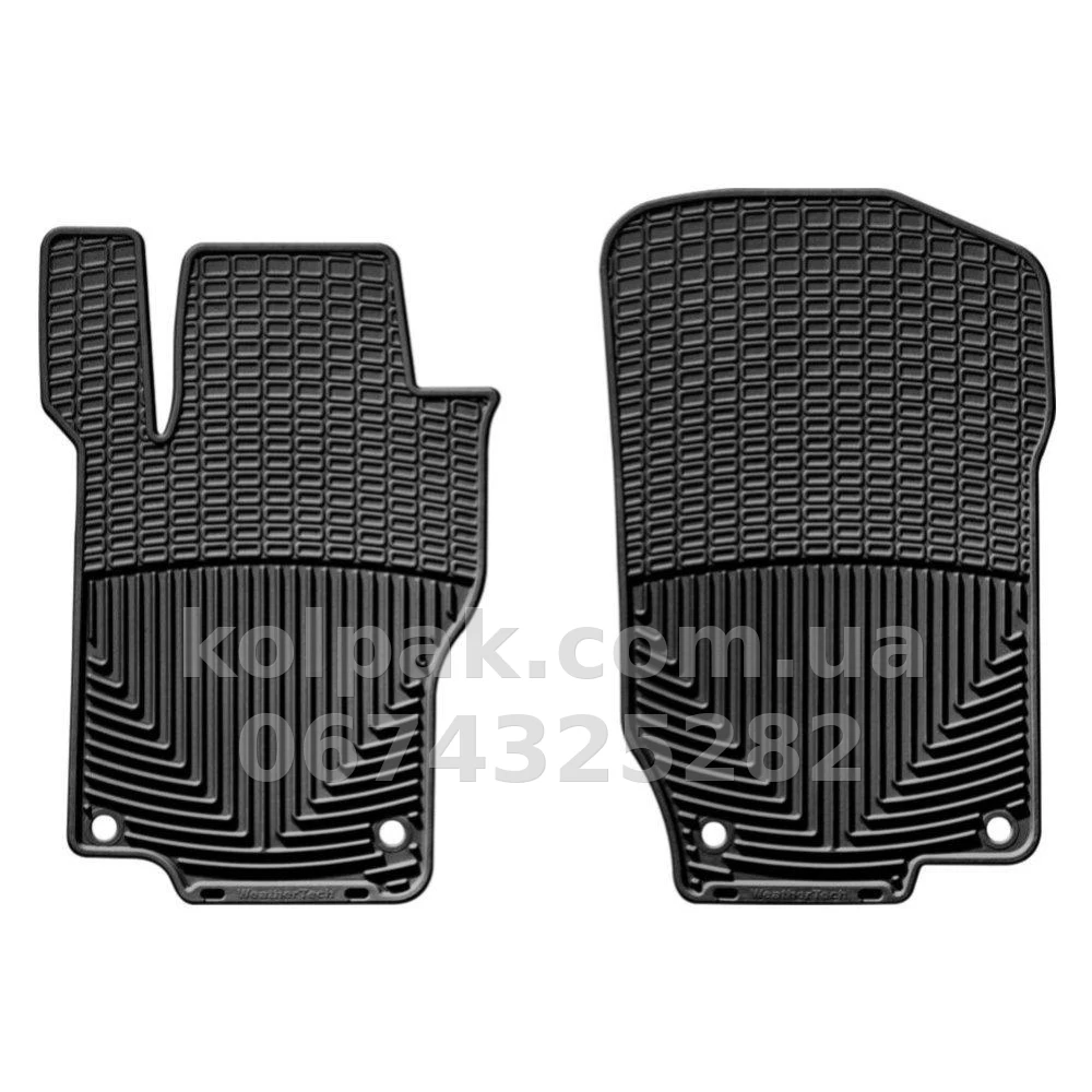 Килимки в салон Mercedes-Benz GL-Class 2005-, передні, чорні, Weathertech W102 Килимки в салон Mercedes-Benz GL-Class 2005-, передні, чорні, Weathertech W102 — фото 1