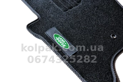Ворсові килимки в салон Land Rover Discovery 3/4 2004-2017, чорні, 5 шт., AVTM BLCCR1284 — фото 9