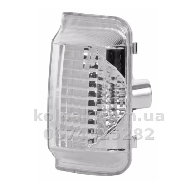 Правий покажчик повороту Citroen Jumper/Fiat Ducato/Peugeot Boxer 2006-2014, 2014-, у дзеркалі, білий, AVTM, 182606M32